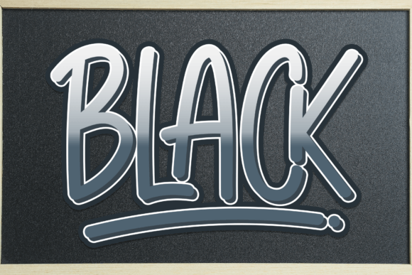 Black: A Playful Handwritten Font for Standout Designs
