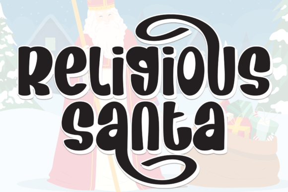 Bring Holiday Cheer to Every Design with Religious Santa