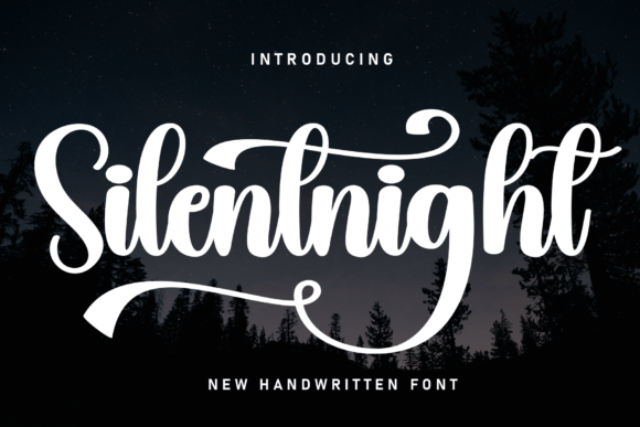 Discovering Silentnight: A Handwritten Font for Creative Projects