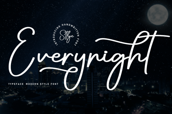 Everynight: A Handwritten Font for Elegant and Timeless Designs