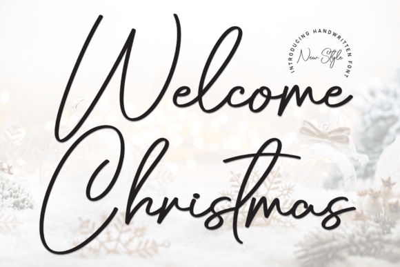 The Warm, Handwritten Style of Welcome Christmas